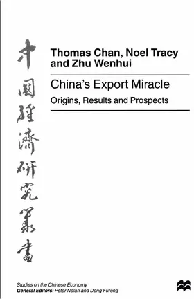 Tracy / Chan / Wenhui |  China's Export Miracle | Buch |  Sack Fachmedien