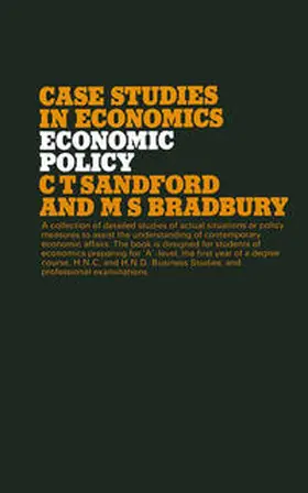 Sandford / Bradbury |  Economic Policy | eBook | Sack Fachmedien