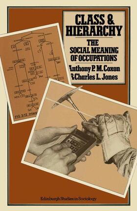 Jones / Denev |  Class and Hierarchy: The Social Meaning of Occupations | Buch |  Sack Fachmedien
