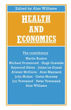 Williams |  Health and Economics | eBook | Sack Fachmedien