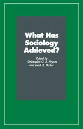 Becker / Bryant |  What Has Sociology Achieved? | eBook | Sack Fachmedien