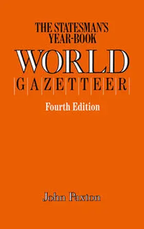 Paxton |  The Statesman's Year-Book World Gazetteer | eBook | Sack Fachmedien