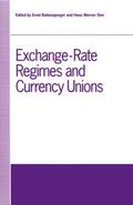 Baltensperger / Sinn |  Exchange-Rate Regimes and Currency Unions | Buch |  Sack Fachmedien