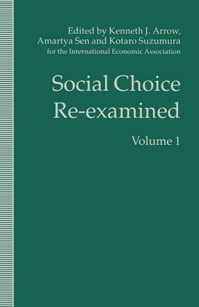 Suzumura / Sen / Arrow |  Social Choice Re-Examined | Buch |  Sack Fachmedien
