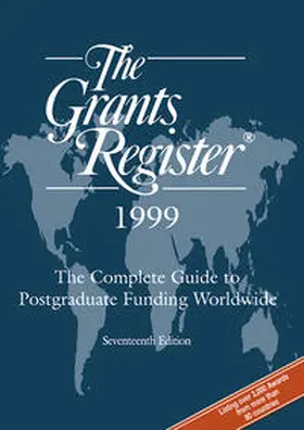 Austin |  The Grants Register 1999 | eBook | Sack Fachmedien