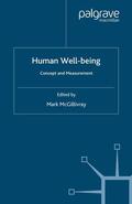 McGillivray |  Human Well-Being | Buch |  Sack Fachmedien