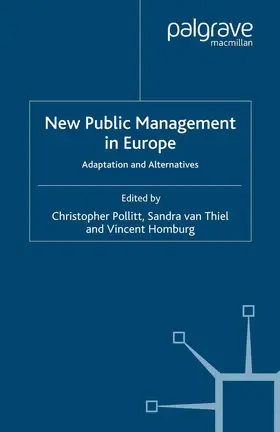 Pollitt / Thiel / Homburg |  New Public Management in Europe | Buch |  Sack Fachmedien