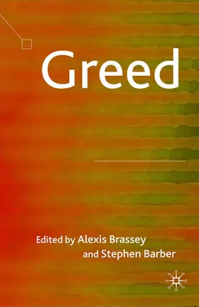 Brassey / Barber |  Greed | Buch |  Sack Fachmedien