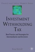 McGill |  Investment Withholding Tax | Buch |  Sack Fachmedien