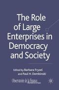 Dembinski / Fryzel |  The Role of Large Enterprises in Democracy and Society | Buch |  Sack Fachmedien