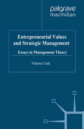 Coda |  Entrepreneurial Values and Strategic Management | Buch |  Sack Fachmedien