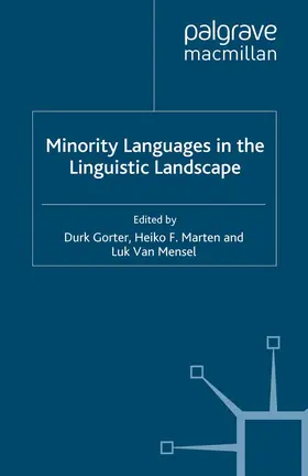 Gorter / Mensel / Marten |  Minority Languages in the Linguistic Landscape | Buch |  Sack Fachmedien