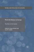 Drobnic / Guillén |  Work-Life Balance in Europe: The Role of Job Quality | Buch |  Sack Fachmedien