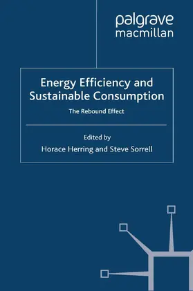 Herring / Sorrell |  Energy Efficiency and Sustainable Consumption | Buch |  Sack Fachmedien