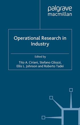 Ciriani / Johnson / Gliozzi | Operational Research in Industry | Buch | sack.de
