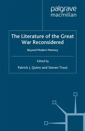 Trout / Quinn |  The Literature of the Great War Reconsidered | Buch |  Sack Fachmedien