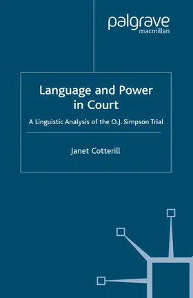 Cotterill | Language and Power in Court | Buch | 978-1-349-42896-0 | www.sack.de