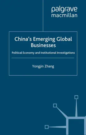 Zhang |  China's Emerging Global Businesses | Buch |  Sack Fachmedien