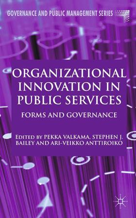 Valkama / Anttiroiko / Bailey | Organizational Innovation in Public Services | Buch | 978-1-349-43651-4 | sack.de