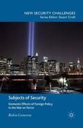 Cameron |  Subjects of Security | Buch |  Sack Fachmedien
