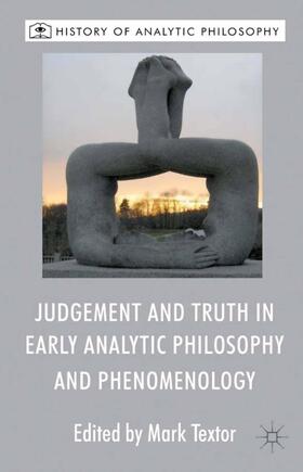 Textor |  JUDGEMENT & TRUTH IN EARLY ANA | Buch |  Sack Fachmedien