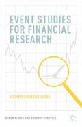 Kliger / Gurevich |  Event Studies for Financial Research | Buch |  Sack Fachmedien