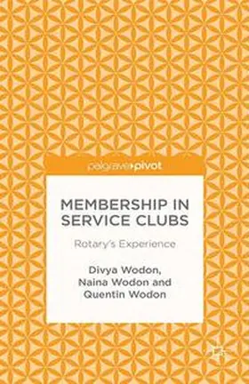Wodon |  Membership in Service Clubs | Buch |  Sack Fachmedien