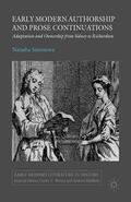 Simonova |  Early Modern Authorship and Prose Continuations | Buch |  Sack Fachmedien