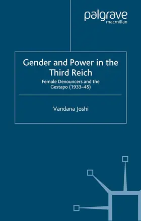 Joshi |  Gender and Power in the Third Reich | Buch |  Sack Fachmedien