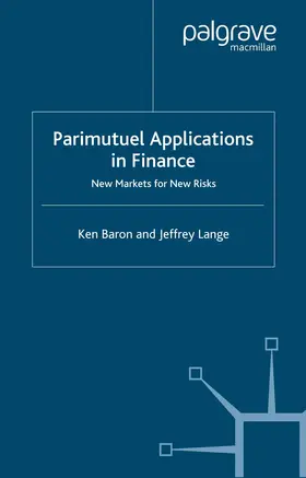 Baron / Lange |  Parimutuel Applications in Finance | Buch |  Sack Fachmedien