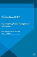 Michie / Sparrow / Cooper |  Do We Need HR? | Buch |  Sack Fachmedien