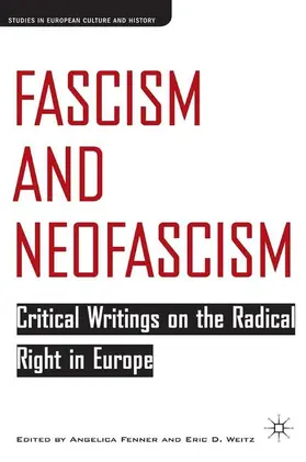 Fenner / Weitz |  Fascism and Neofascism | Buch |  Sack Fachmedien
