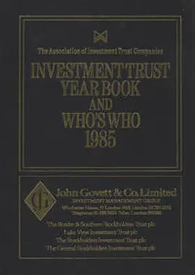 NA |  Investment Trust Year Book & Who's Who 1985 | eBook | Sack Fachmedien