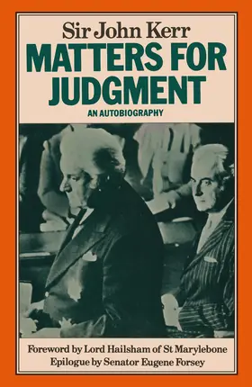 Na |  Matters for Judgment: An Autobiography | eBook | Sack Fachmedien