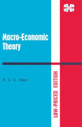 NA |  Macro-Economic Theory: A Mathematical Treatment | eBook | Sack Fachmedien