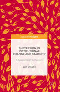 Olsson |  Subversion in Institutional Change and Stability | eBook | Sack Fachmedien