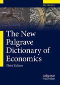  The New Palgrave Dictionary of Economics | Buch |  Sack Fachmedien