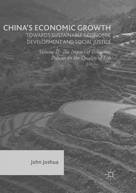 Joshua |  China's Economic Growth: Towards Sustainable Economic Development and Social Justice | Buch |  Sack Fachmedien
