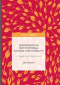 Olsson |  Subversion in Institutional Change and Stability | Buch |  Sack Fachmedien