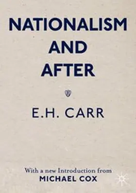 Carr / Cox |  Nationalism and After | eBook | Sack Fachmedien