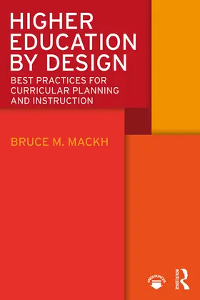 Mackh |  Higher Education by Design | eBook | Sack Fachmedien