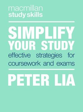 Lia | Simplify Your Study | Buch | 978-1-352-00892-0 | www.sack.de