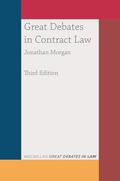 Morgan |  Great Debates in Contract Law | Buch |  Sack Fachmedien