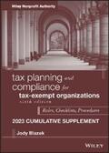 Blazek |  Tax Planning and Compliance for Tax-Exempt Organizations, 2023 Cumulative Supplement | eBook | Sack Fachmedien