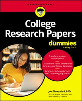 Giampalmi |  College Research Papers for Dummies | Buch |  Sack Fachmedien