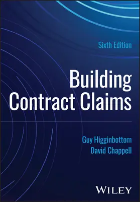 Higginbottom / Chappell |  Building Contract Claims | Buch |  Sack Fachmedien