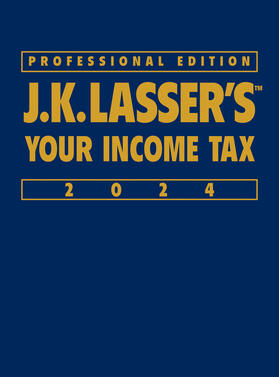 J.K. Lasser's Your Income Tax 2024, Professional Edition | Buch | 978-1-394-22352-7 | sack.de