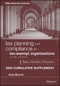 Blazek |  Tax Planning and Compliance for Tax-Exempt Organizations, 2024 Cumulative Supplement | eBook | Sack Fachmedien