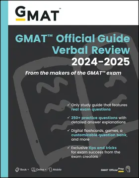 GMAC (Graduate Management Admission Council) |  GMAT Official Guide Verbal Review 2024-2025: Book + Online Question Bank | Buch |  Sack Fachmedien