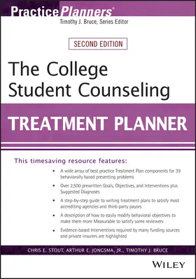 Stout / Bruce / Jongsma |  The College Student Counseling Treatment Planner | Buch |  Sack Fachmedien